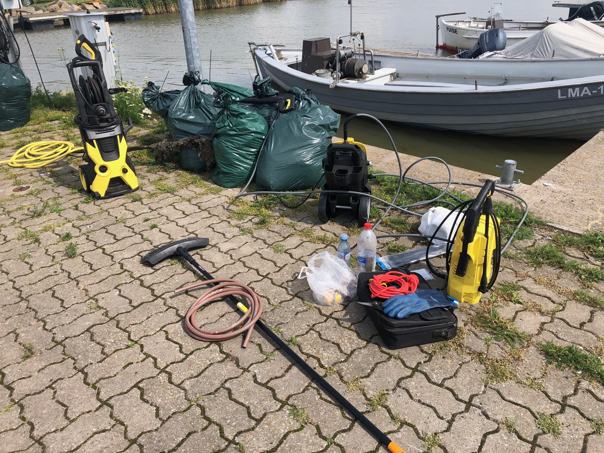 First Field Work Days in Väinameri for Project COREEL, 04.08.2025 (Photo: © M. Press)
